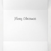 Weihnachten Dreifach Gefaltete Urlaubskarte (Innenseite Mitte)