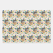 Weihnachten Dudley Labrador und Bernese Mountain D Geschenkpapier Set (Vorderseite 3)