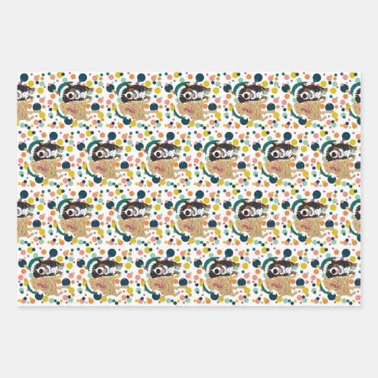 Weihnachten Dudley Labrador und Bernese Mountain D Geschenkpapier Set (Vorderseite 3)