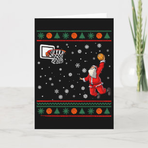 Weihnachten Dunkel Weihnachtsmann Weihnachtsmänner Karte