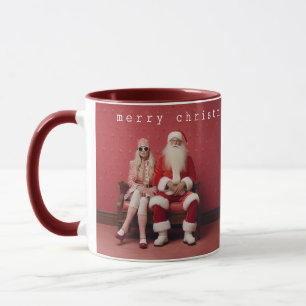 Weihnachten Duo: Weihnachtsmann und Frau Claus Tasse