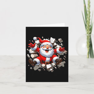 Weihnachten durch die Mauer Weihnachten Kleinkinde Karte