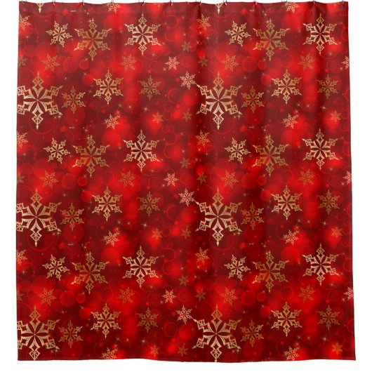 Weihnachten Duschvorhang (Vorderseite)