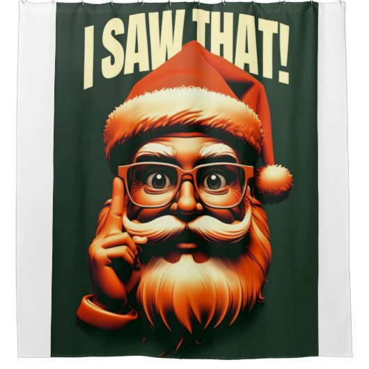 Weihnachten Duschvorhang (Vorderseite)