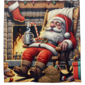 Weihnachten Duschvorhang (Vorderseite)