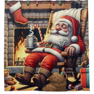 Weihnachten Duschvorhang