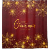 Weihnachten Duschvorhang (Vorderseite)