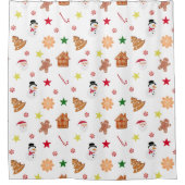 Weihnachten Duschvorhang (Vorderseite)