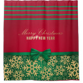 Weihnachten Duschvorhang (Vorderseite)