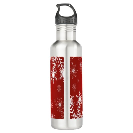 Weihnachten Edelstahlflasche (Rückseite)