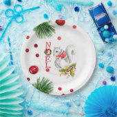 Weihnachten Eichhörnchenpapierplatte Pappteller (Party)