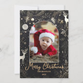 Weihnachten Ein Foto Elegante Festlich (Vorderseite)