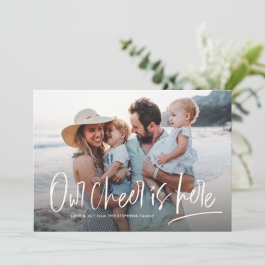 Weihnachten ein Foto Spaß niedlich (Stehend Vorderseite)