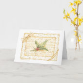 Weihnachten ein Geschenk, das mit der Money Holdin Karte (Gelbe Blume)