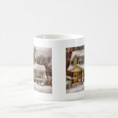 Weihnachten - Ein kalter Wintermorgen Kaffeetasse (Mittel)