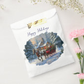 Weihnachten Ein Pferd Sleigh Santa Geschenktütchen (Versiegelt)