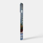 Weihnachten Ein Pferd Sleigh Santa iPhone 15 Hülle (Linke Seite)