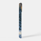 Weihnachten Ein Pferd Sleigh Santa iPhone 15 Hülle (Rechte Seite)