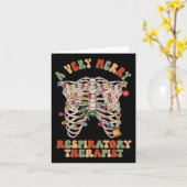 Weihnachten ein sehr froher Atemtherapeut Karte (Gelbe Blume)