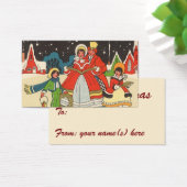 Weihnachten, eine Familie singende Musik Carols (Schreibtisch)