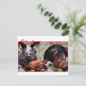 Weihnachten… eine Zeit zu verzeihen Feiertagspostkarte (Stehend Vorderseite)