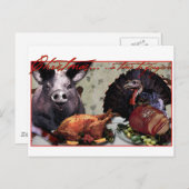 Weihnachten… eine Zeit zu verzeihen Feiertagspostkarte (Vorne/Hinten)