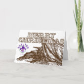 Weihnachten eines Soldaten - Grußkarte (Rückseite)