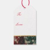 Weihnachten einfach elegant geschenkanhänger (Rückseite)