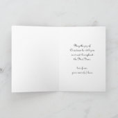 Weihnachten, einfach zu individualisieren feiertagskarte (Innenseite)