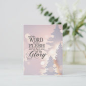 Weihnachten Einfache Bäume Christliche Verse flach (Stehend Vorderseite)