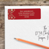 Weihnachten Einfache grüne Schneeflocke Klassische