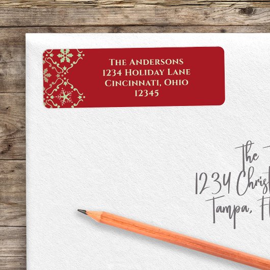 Weihnachten Einfache grüne Schneeflocke Klassische