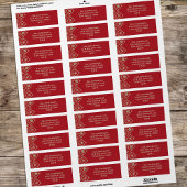 Weihnachten Einfache grüne Schneeflocke Klassische