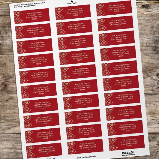 Weihnachten Einfache grüne Schneeflocke Klassische