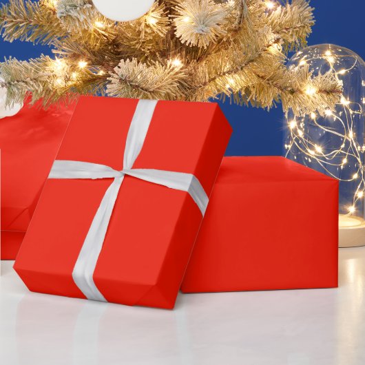 Weihnachten einfarbig rot geschenkpapier (Feiertage)