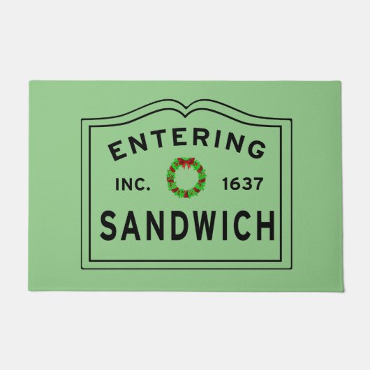 Weihnachten eingehen fußmatte (Vorderseite)