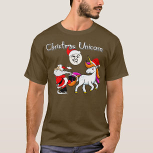 Weihnachten Einhorn 6 T-Shirt