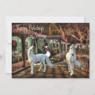 Weihnachten Einhorn Fantasy Holiday Scene