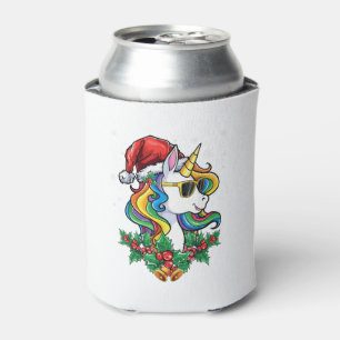 Weihnachten Einhorn Girls Boys Weihnachten Niedlic Dosenkühler