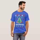 Weihnachten Einhorn Santa Christmasree Einhorn Ret T-Shirt (Vorne ganz)