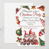 Weihnachten einladen (Vorne/Hinten)