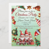 Weihnachten einladen (Vorne/Hinten)