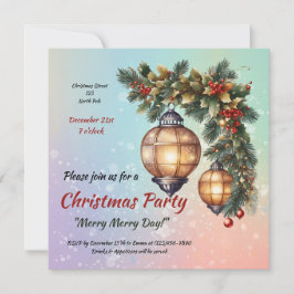 Weihnachten einladen einladung