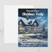 Weihnachten einladen einladung (Vorne/Hinten)