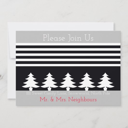 Weihnachten Einladung (Vorderseite)