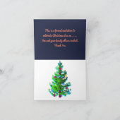 Weihnachten Einladung (Innenseite)