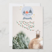 Weihnachten Einladung (Rückseite)