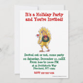 Weihnachten Einladung (Rückseite)