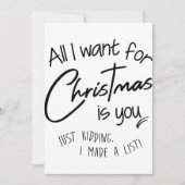 Weihnachten Einladung (Vorderseite)