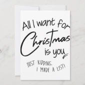 Weihnachten Einladung (Rückseite)